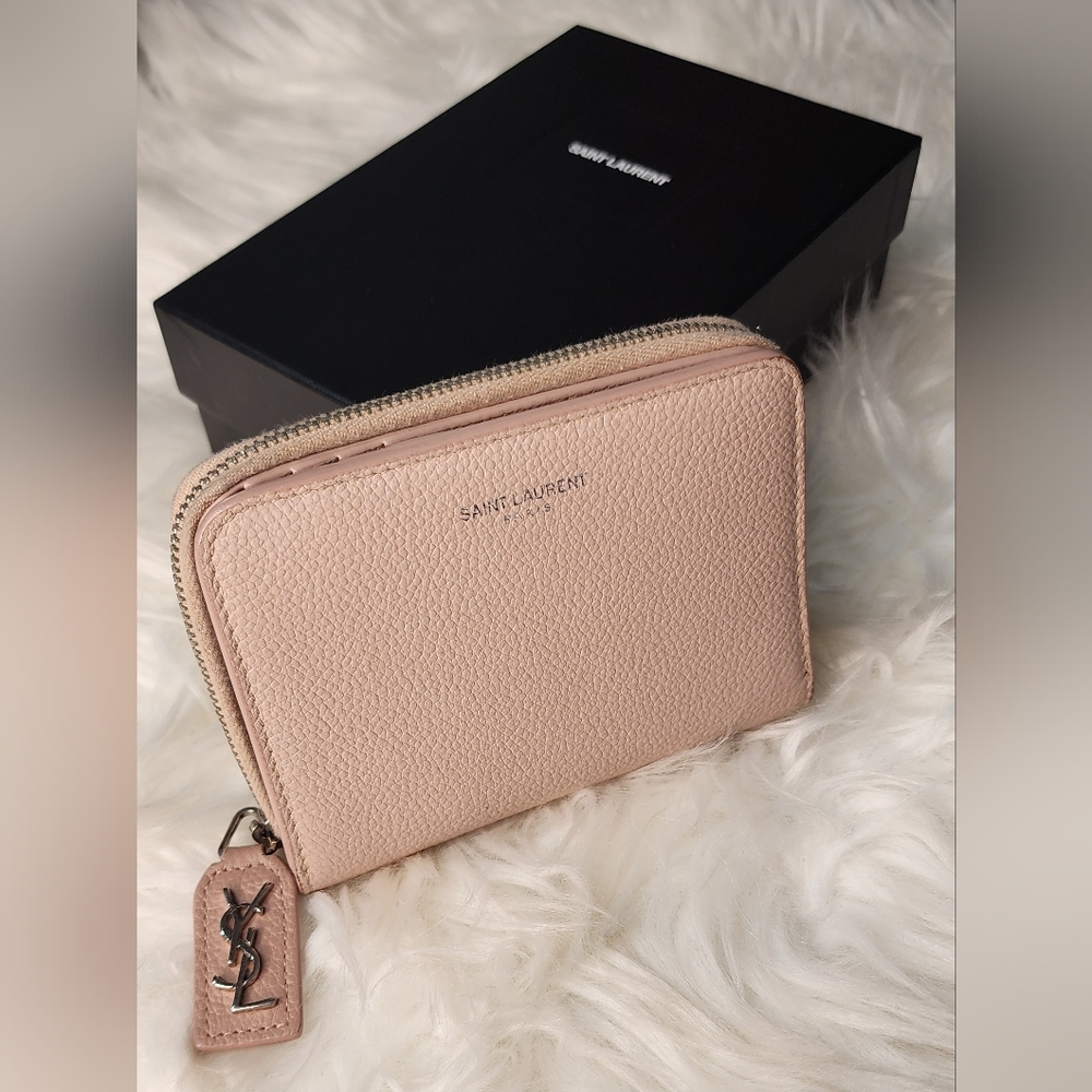 Saint Laurent Rive Gauche Compact Zippy Wallet
